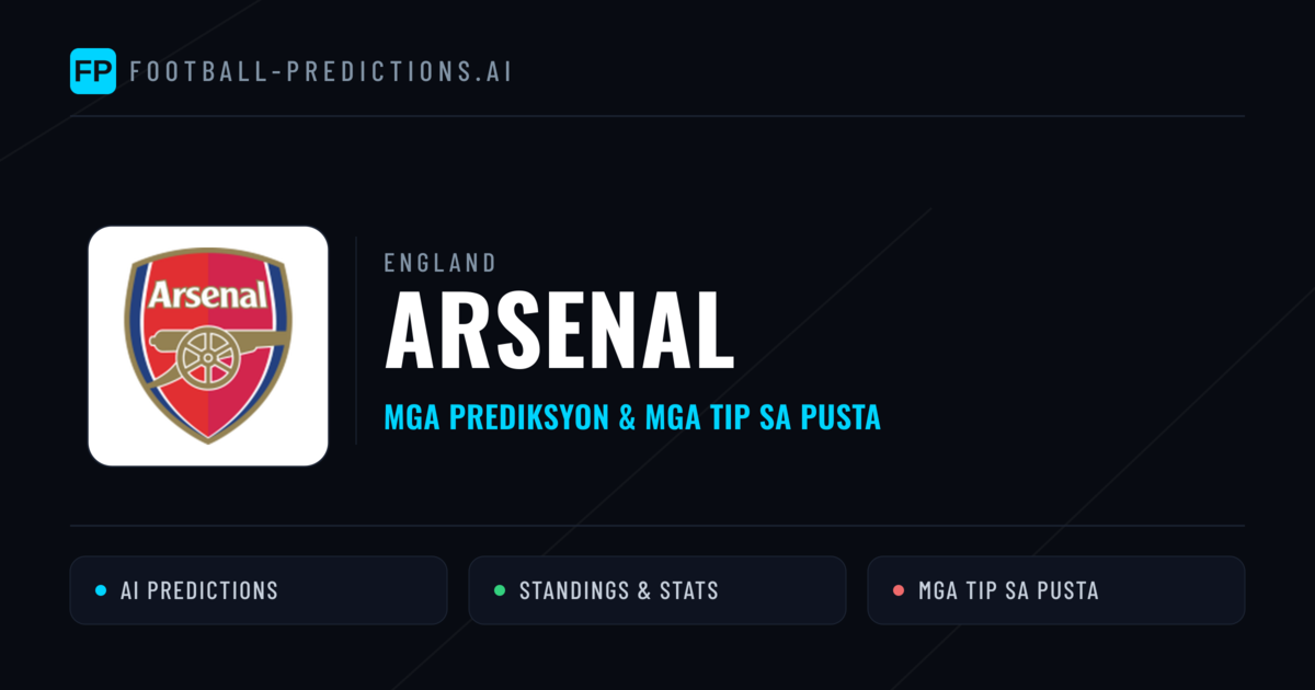 Arsenal Predictions & Stats