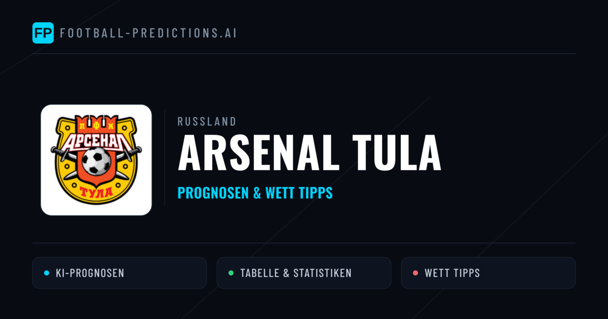 Arsenal Tula Prognosen & Statistiken