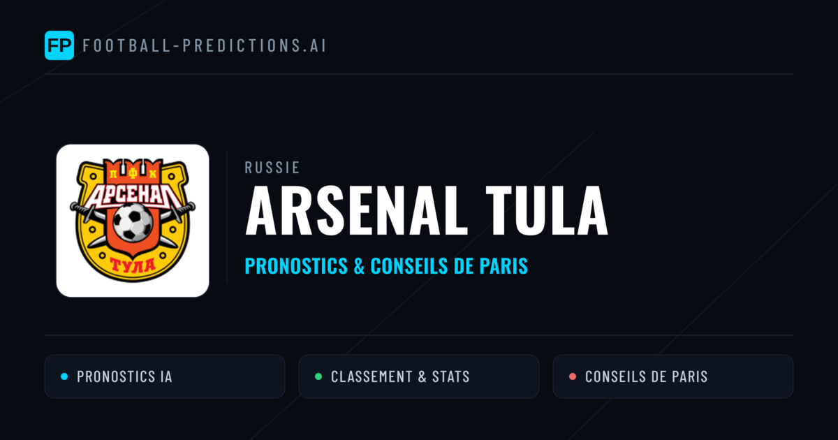 Arsenal Tula Pronostics & Statistiques