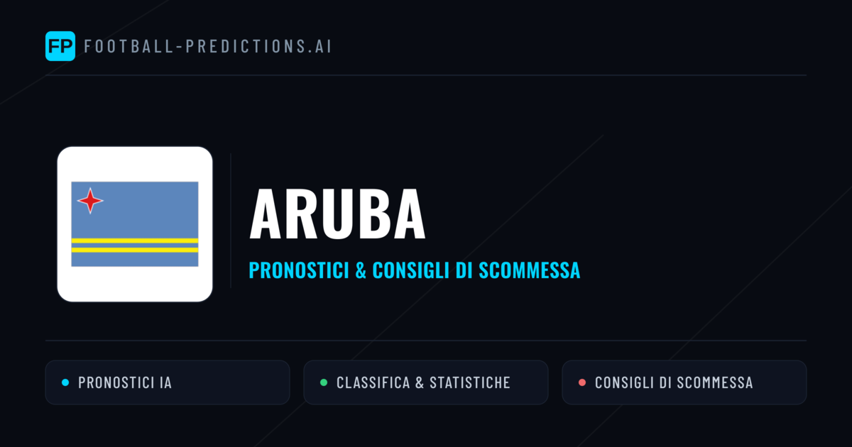 Pronostici e Statistiche Aruba