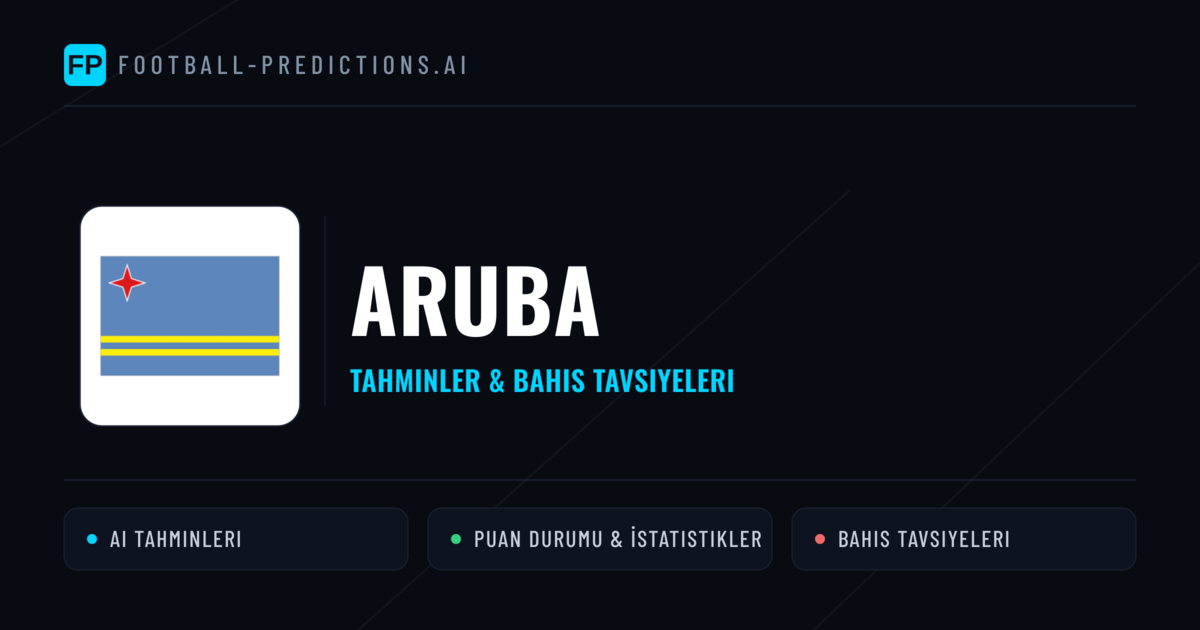 Aruba Tahminleri & İstatistikler