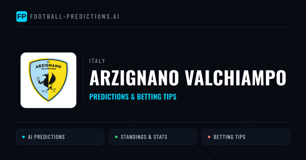Arzignano Valchiampo Predictions & Stats