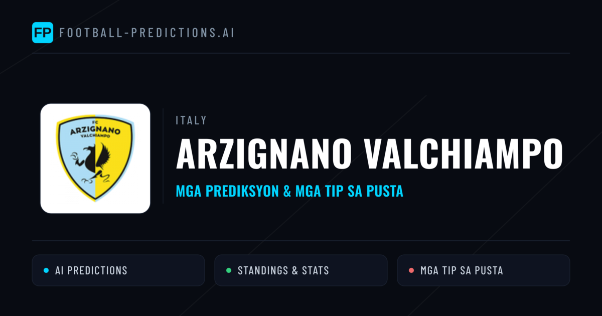 Arzignano Valchiampo Predictions & Stats
