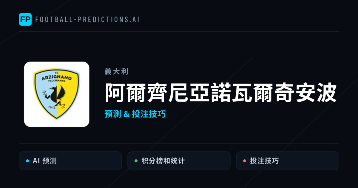 阿爾齊尼亞諾瓦爾奇安波 運彩分析｜足球預測與數據