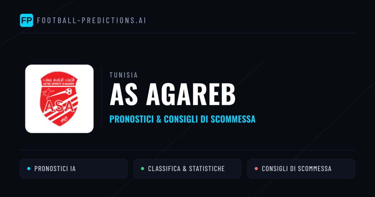 Pronostici e Statistiche AS Agareb
