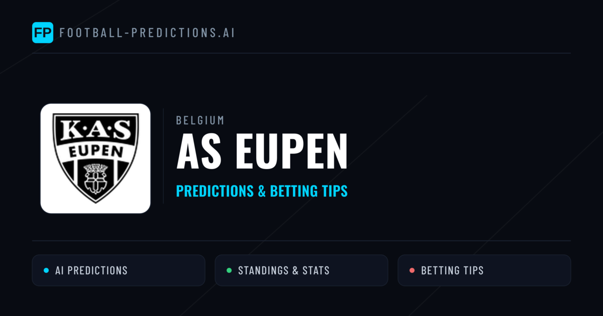 AS Eupen Predictions & Stats