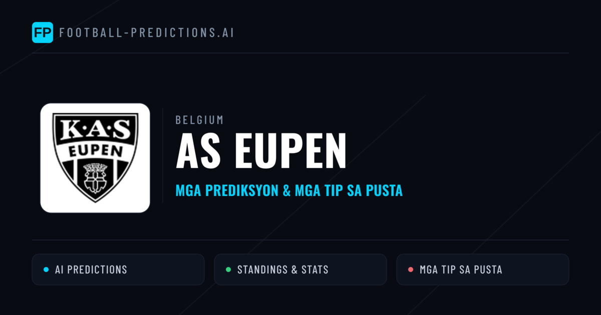 AS Eupen Predictions & Stats