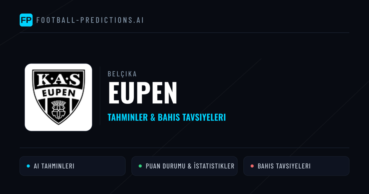 Eupen Tahminleri & İstatistikler