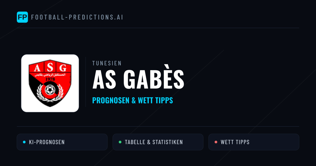 AS Gabès Prognosen & Statistiken