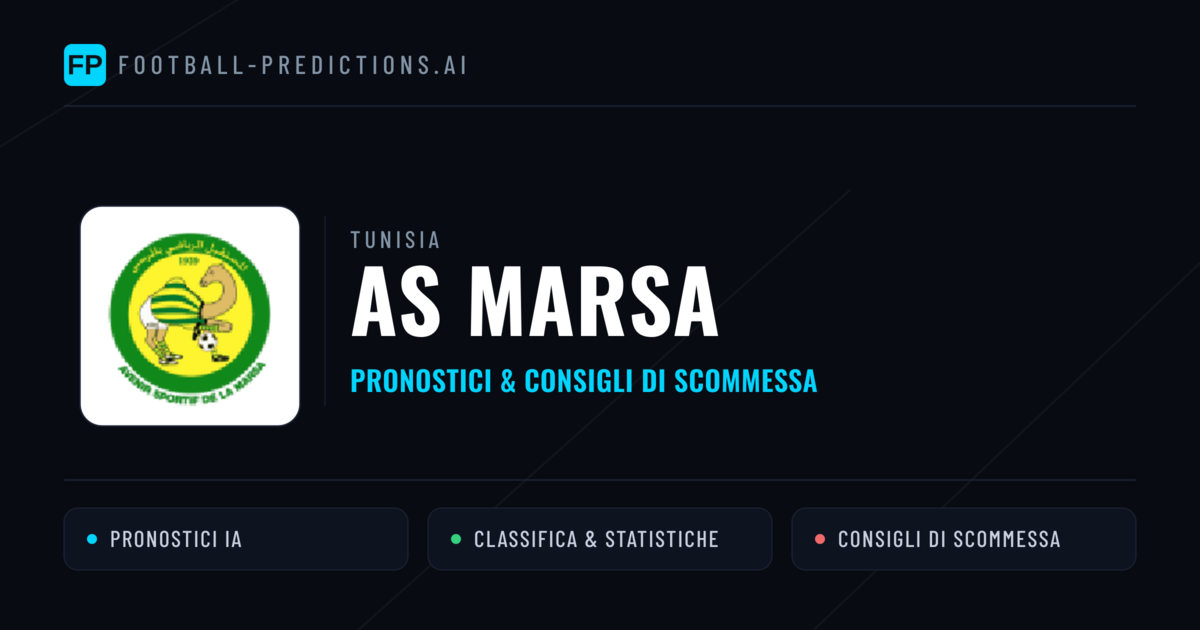 Pronostici e Statistiche AS Marsa