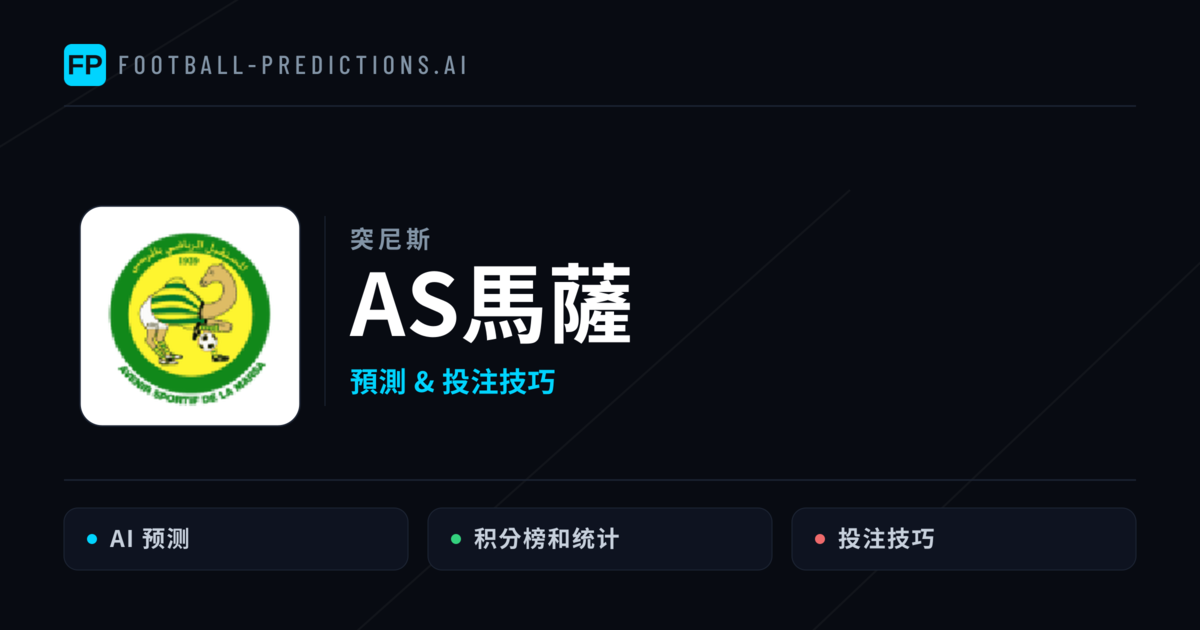 AS馬薩 運彩分析｜足球預測與數據