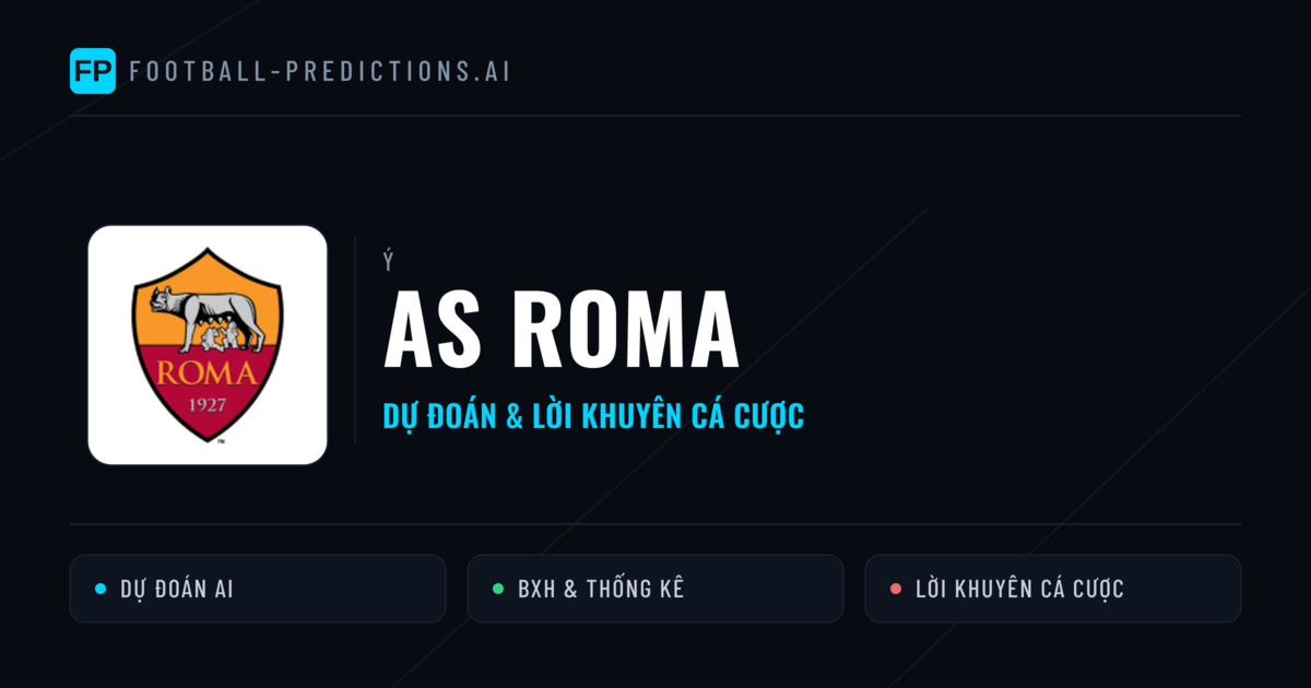 AS Roma Dự đoán & Thống kê