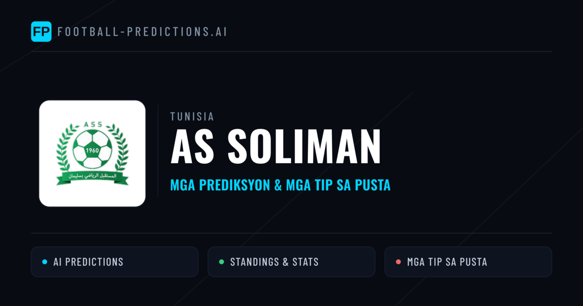 AS Soliman Predictions & Stats
