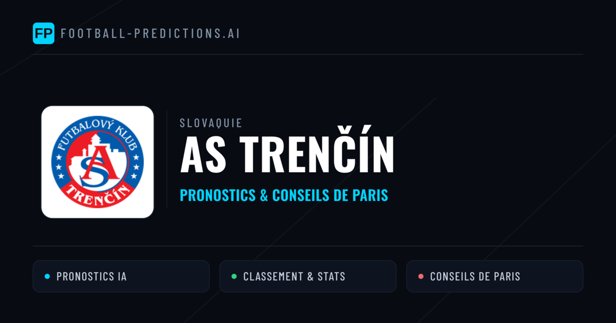AS Trenčín Pronostics & Statistiques