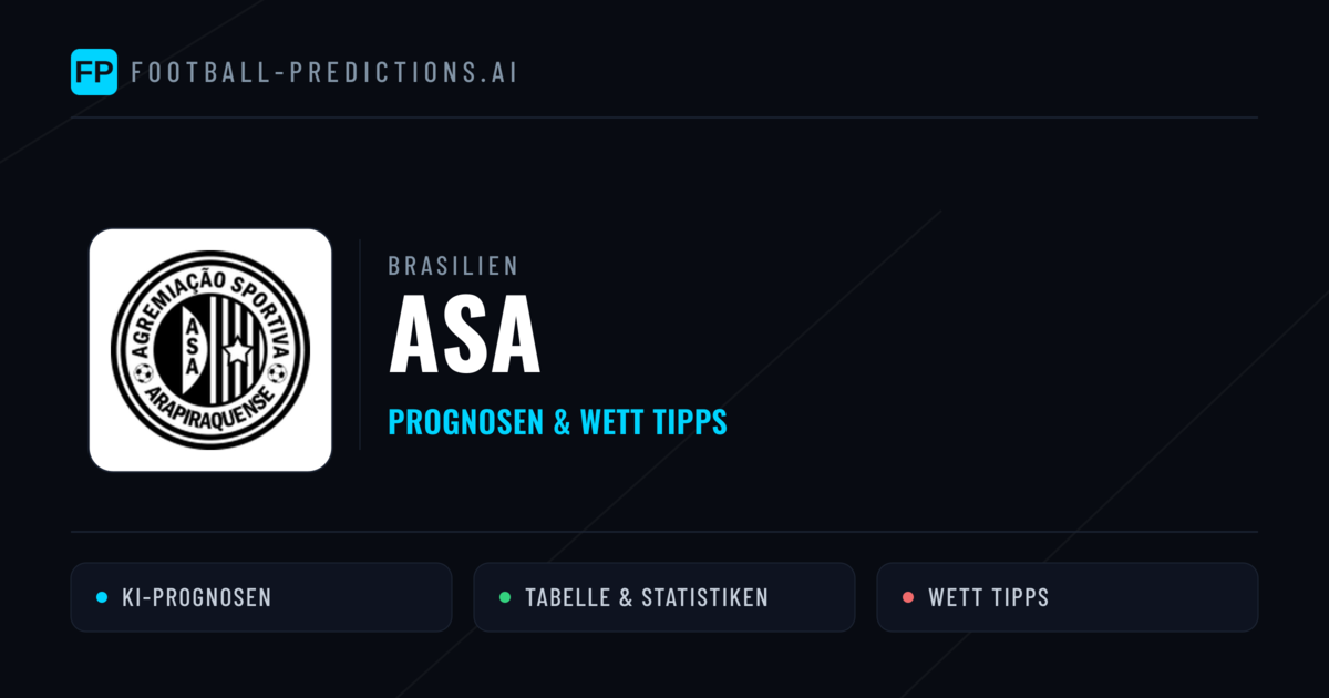 ASA Prognosen & Statistiken