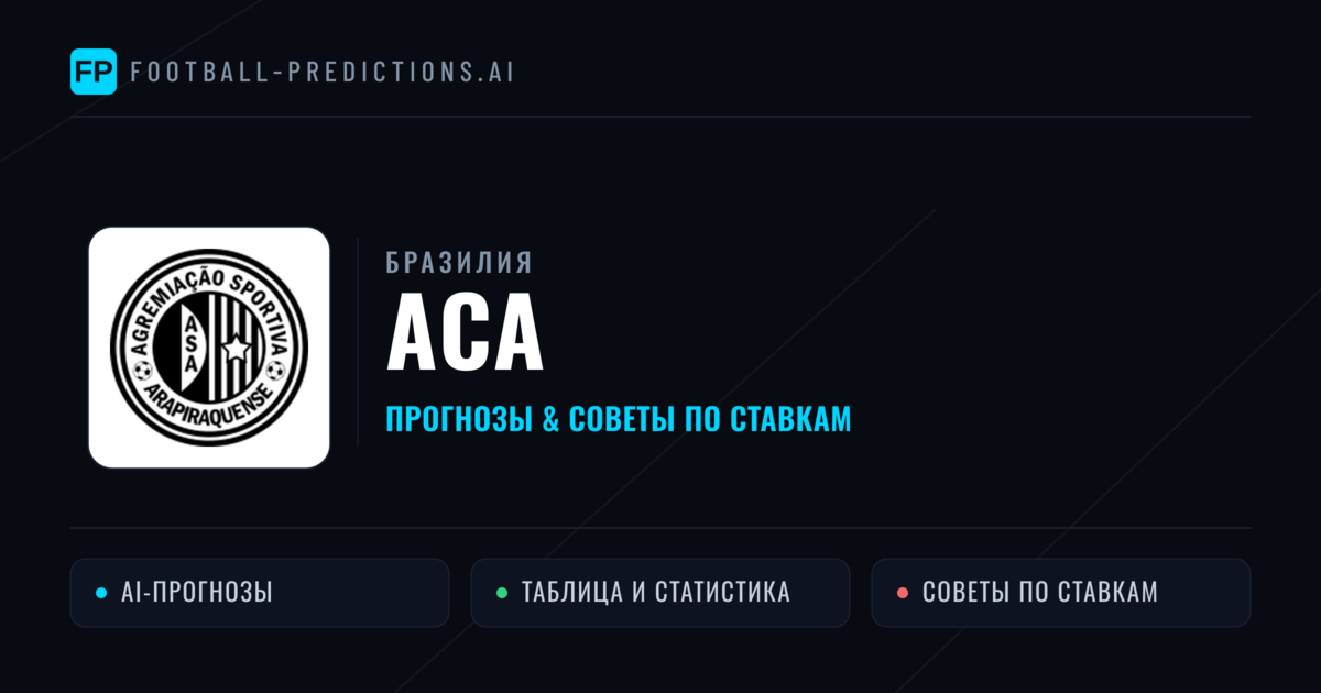 АСА прогнозы и статистика