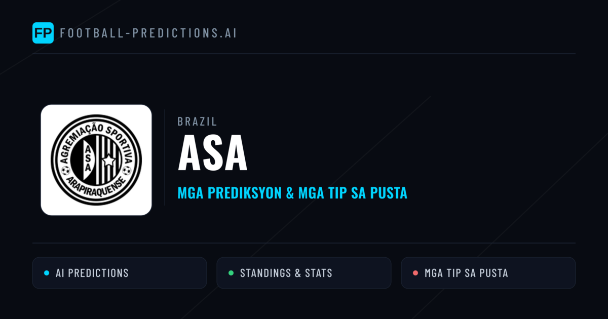 ASA Predictions & Stats