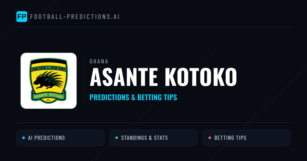Asante Kotoko Predictions & Stats