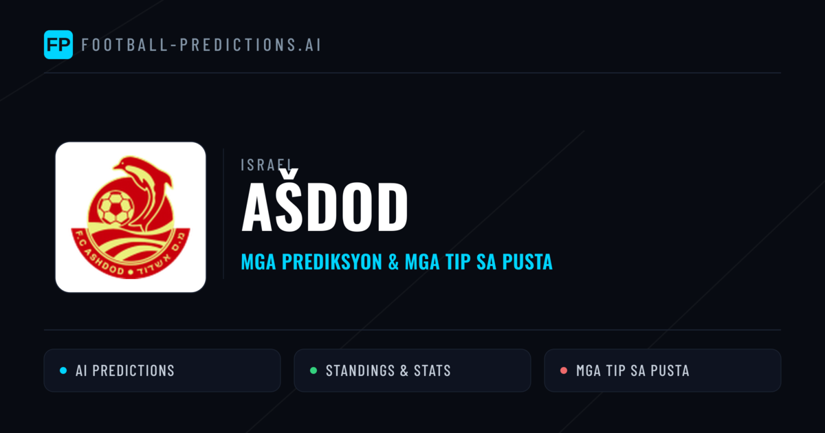 Ašdod Predictions & Stats