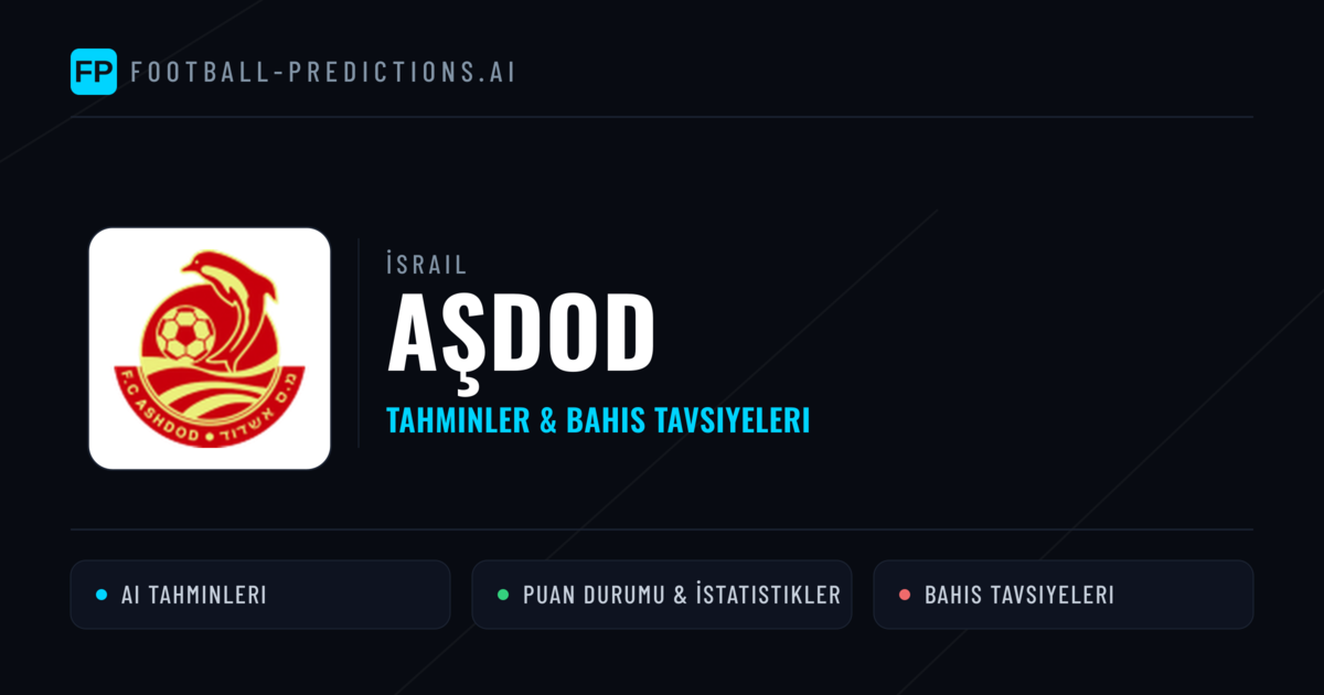 Aşdod Tahminleri & İstatistikler