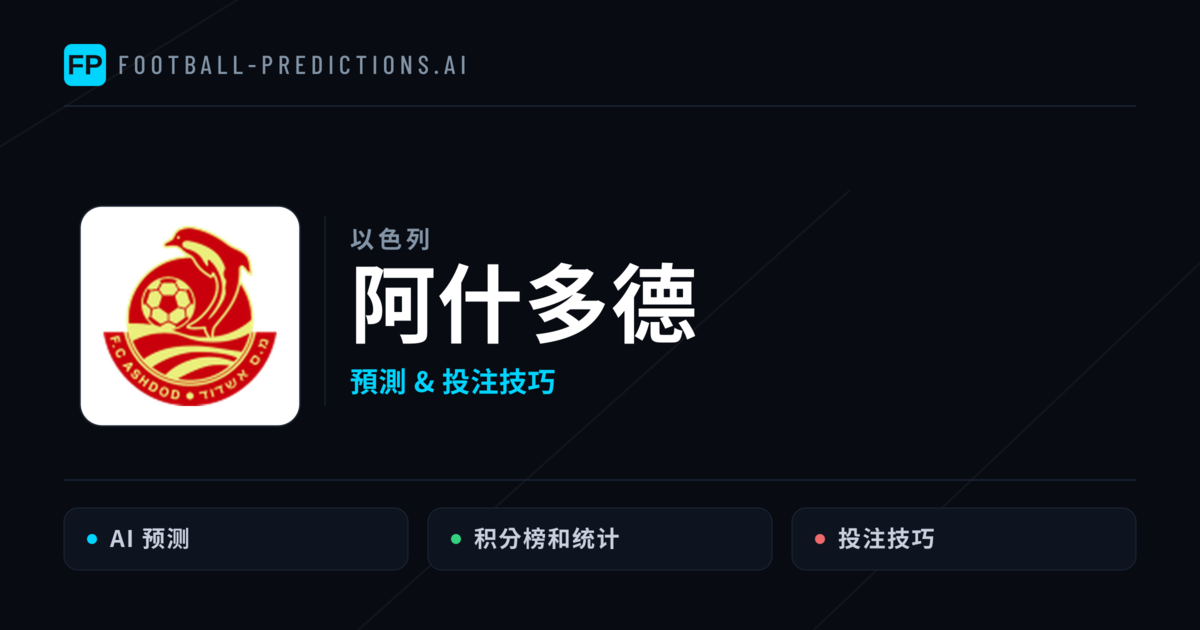 阿什多德 運彩分析｜足球預測與數據