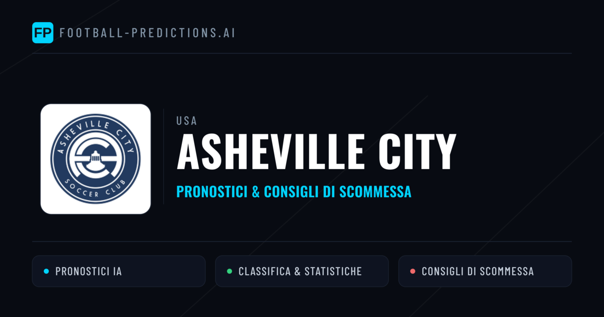 Pronostici e Statistiche Asheville City