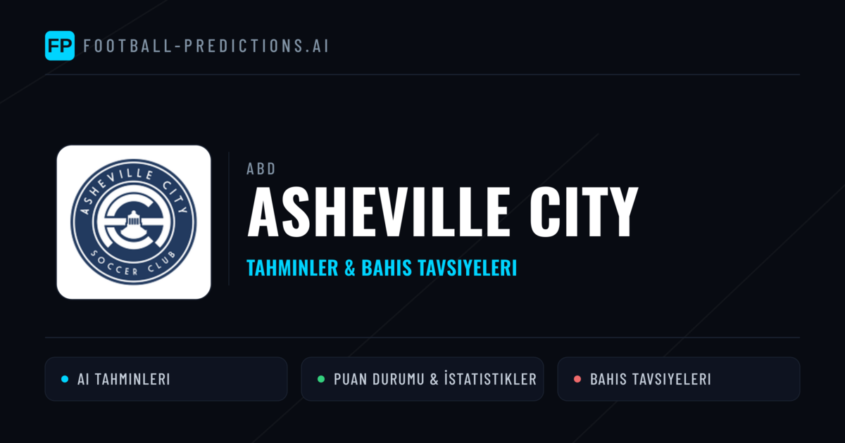 Asheville City Tahminleri & İstatistikler