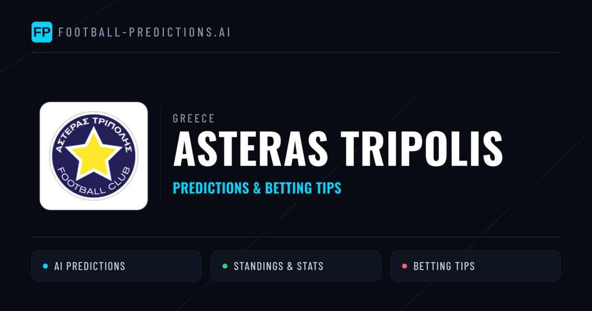 Asteras Tripolis Predictions & Stats