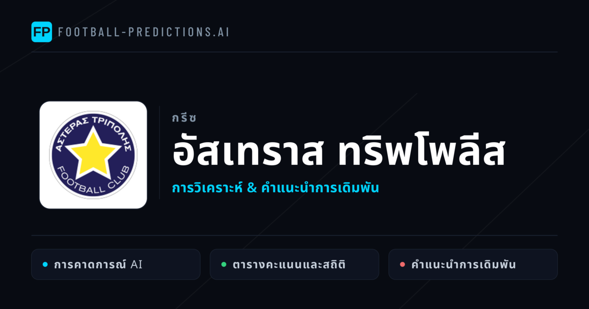 อัสเทราส ทริพโพลีส การวิเคราะห์และสถิติ