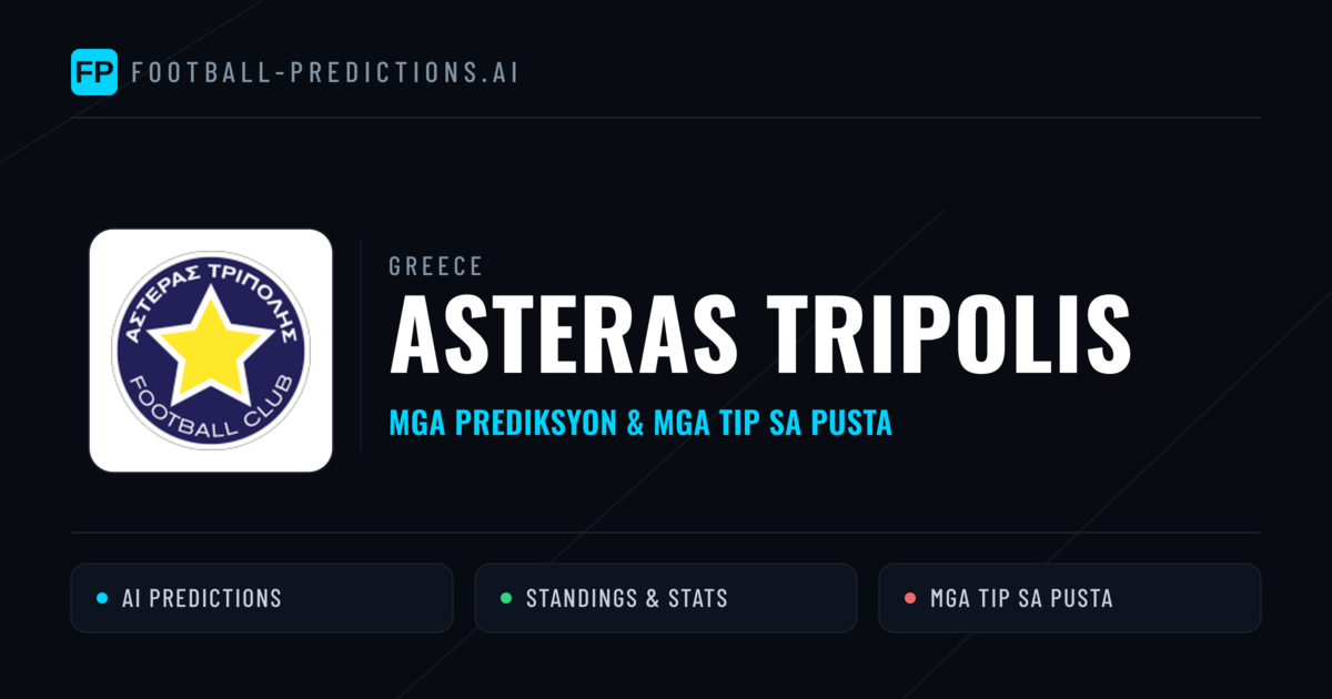 Asteras Tripolis Predictions & Stats