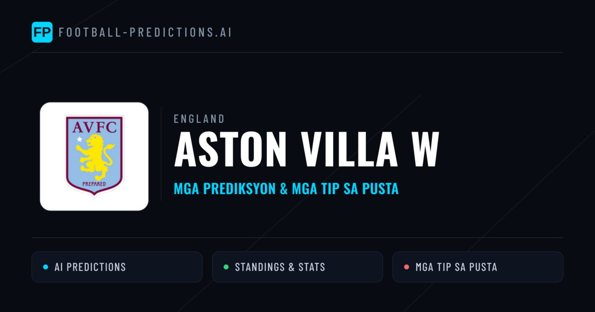 Aston Villa W Predictions & Stats