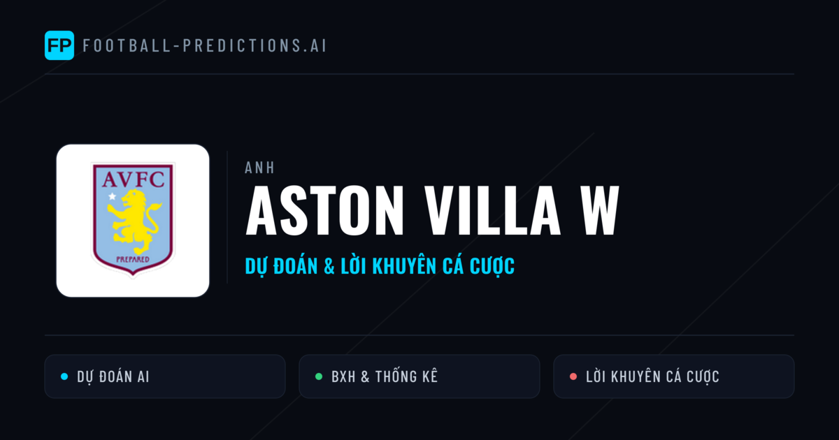 Aston Villa W Dự đoán & Thống kê