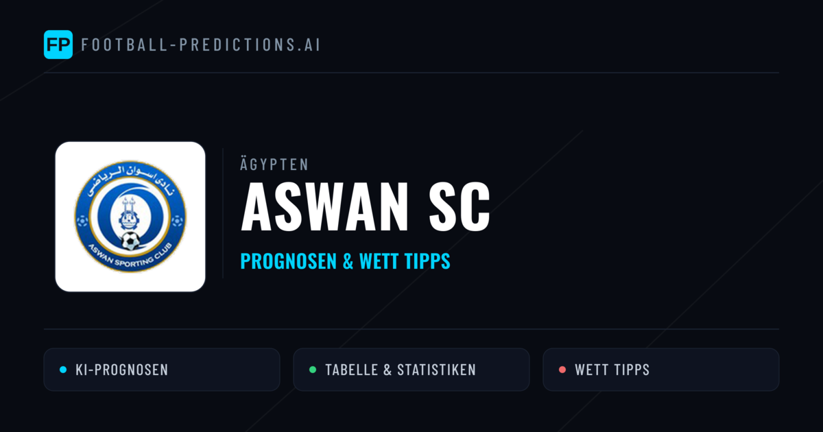Aswan SC Prognosen & Statistiken