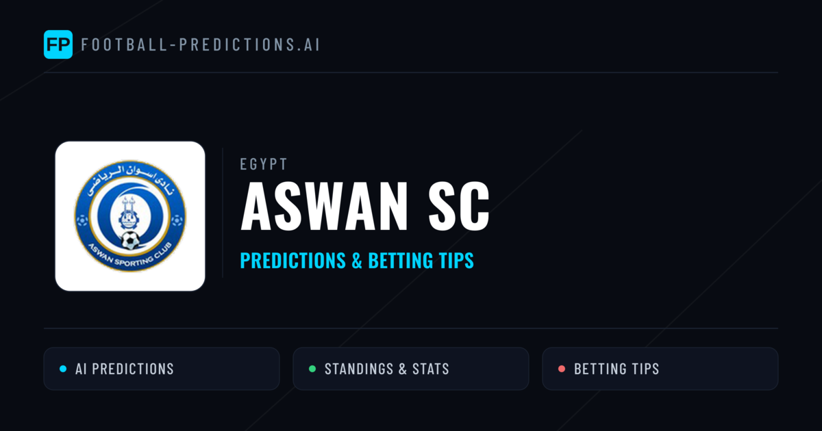 Aswan Sc Predictions & Stats