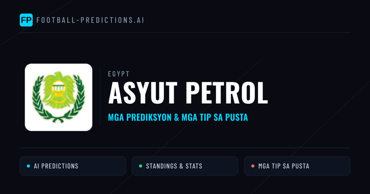 Asyut Petrol Predictions & Stats