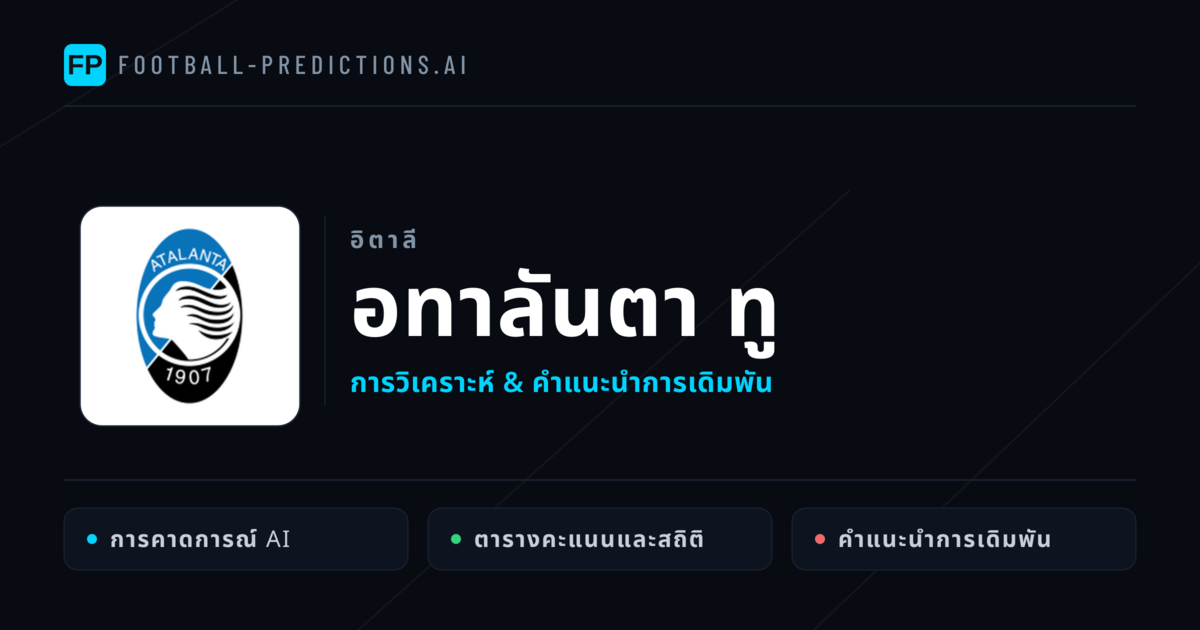 อทาลันตา ทู การวิเคราะห์และสถิติ