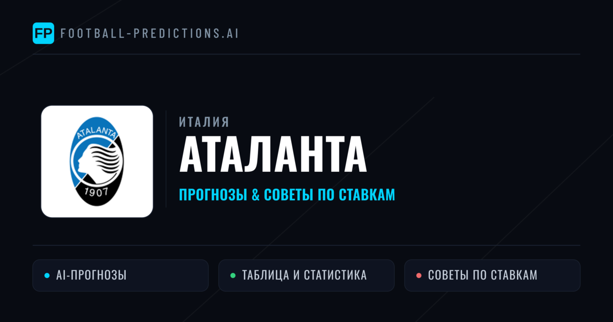 Аталанта прогнозы и статистика
