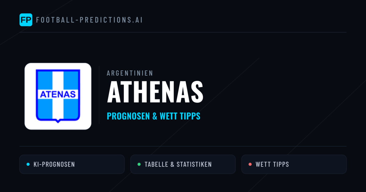 Athenas Prognosen & Statistiken
