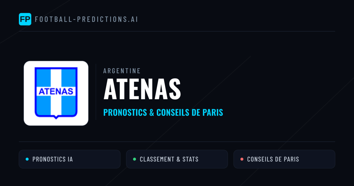 Atenas Pronostics & Statistiques