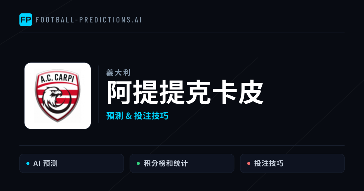 阿提提克卡皮 運彩分析｜足球預測與數據