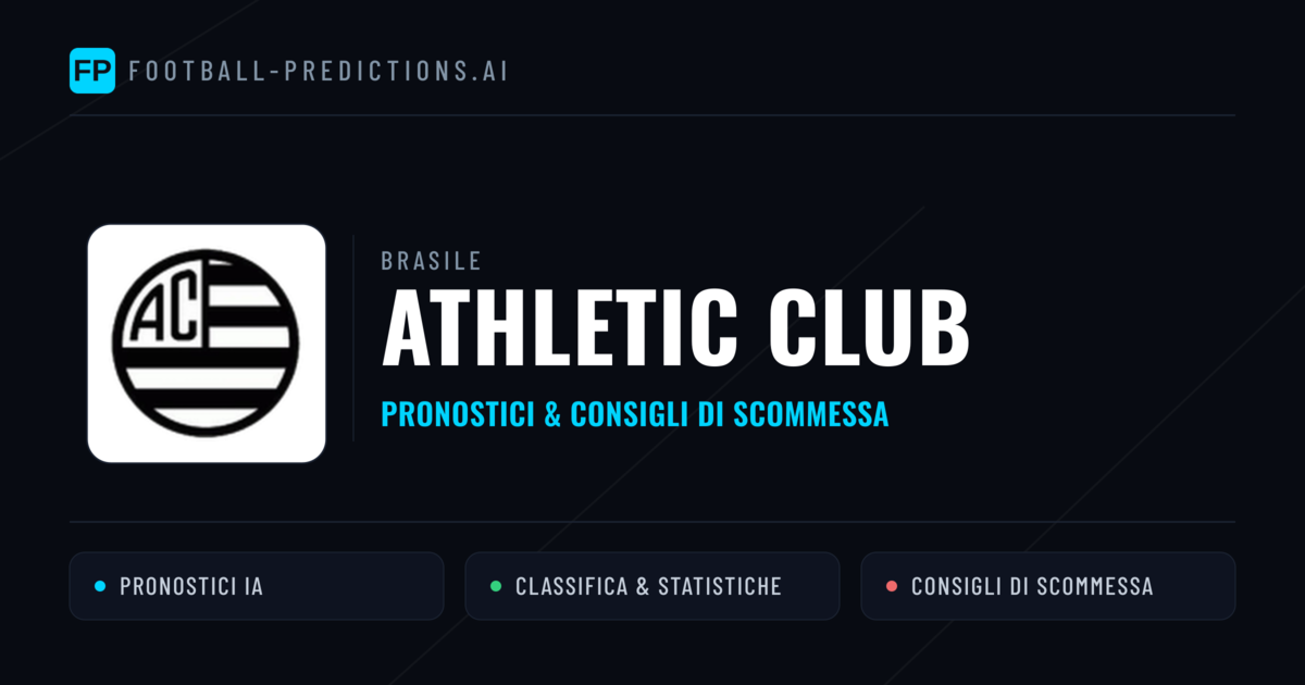 Pronostici e Statistiche Athletic Bilbao