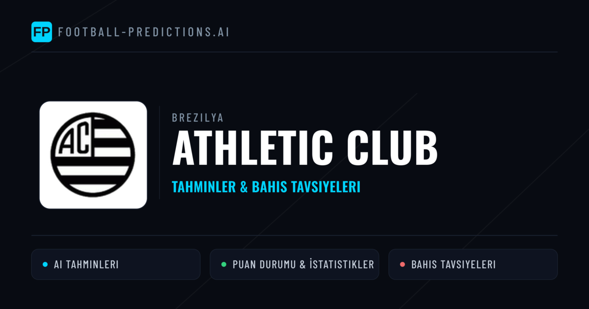 Athletic Bilbao Tahminleri & İstatistikler