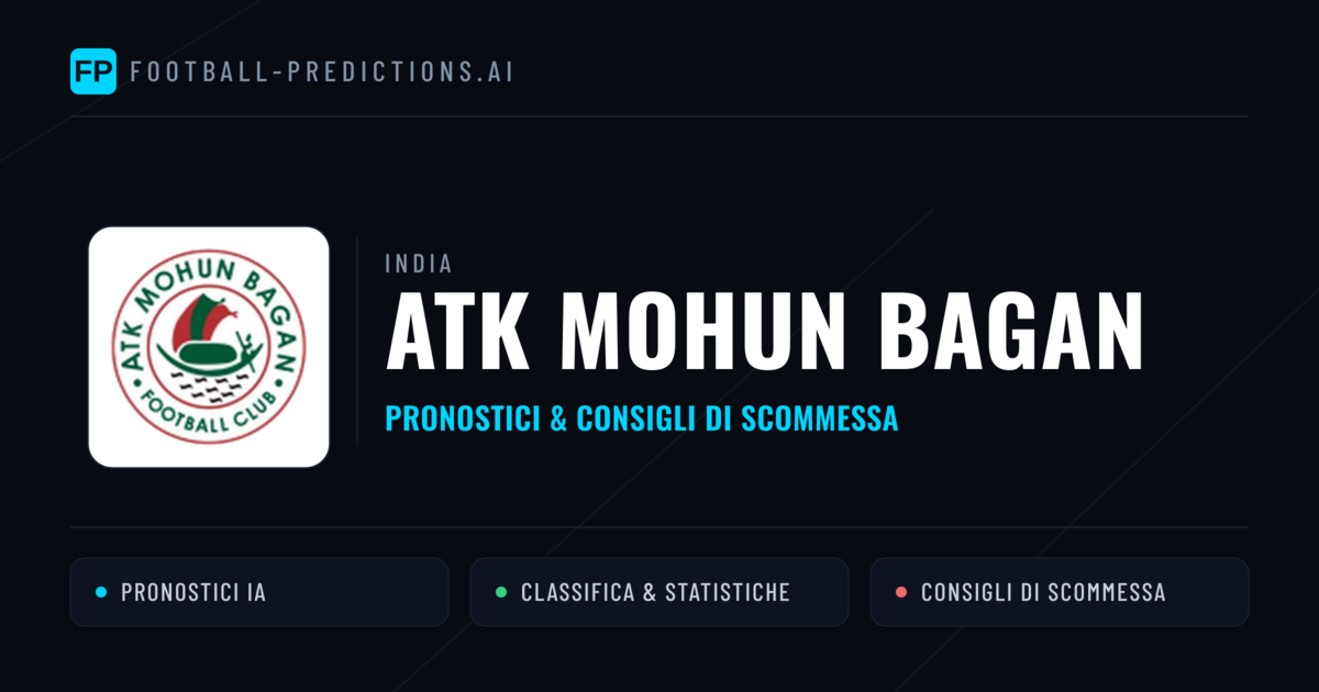 Pronostici e Statistiche ATK Mohun Bagan