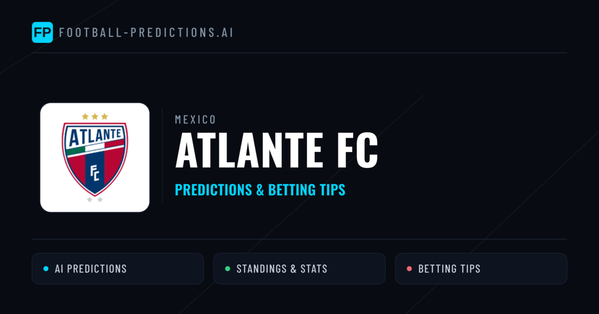 Atlante FC Predictions & Stats
