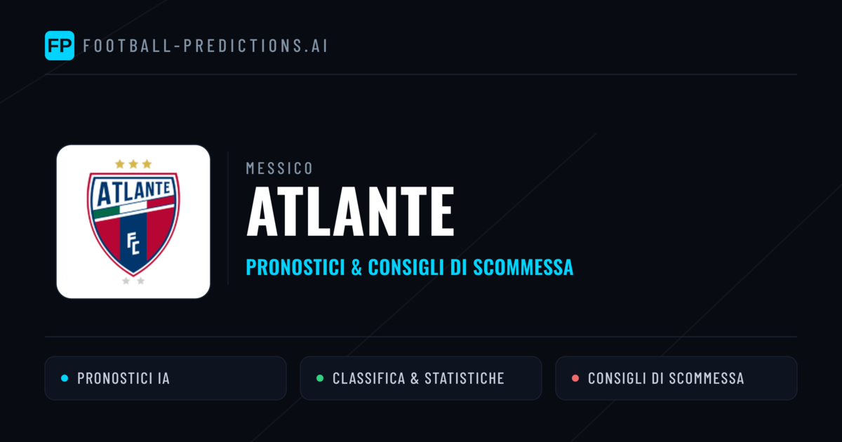 Pronostici e Statistiche Atlante