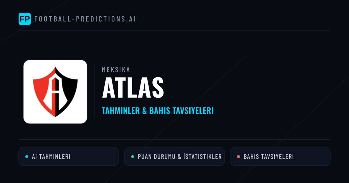 Atlas Tahminleri & İstatistikler