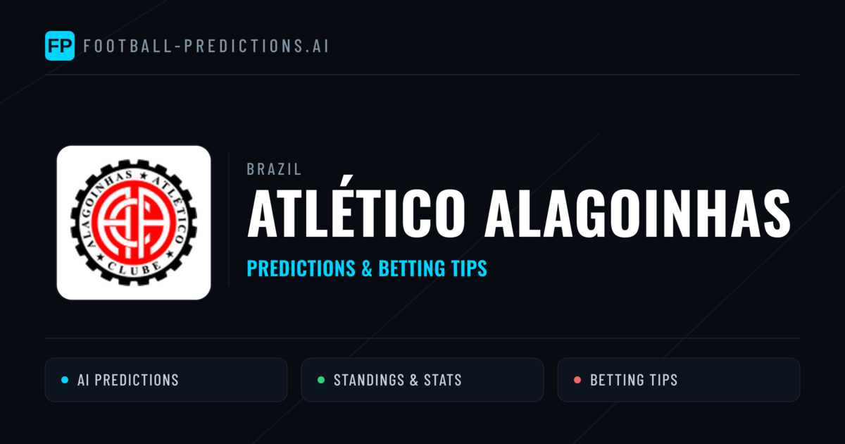 Atlético Alagoinhas Predictions & Stats