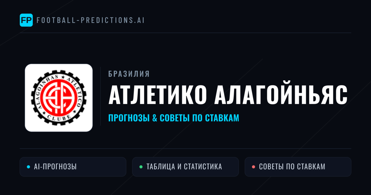 Атлетико Алагойньяс прогнозы и статистика