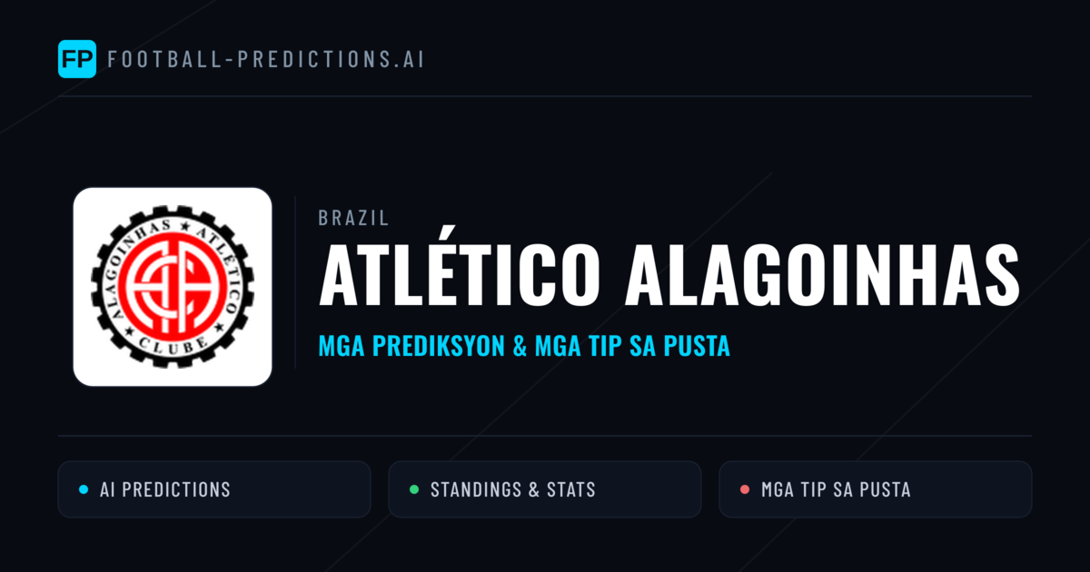 Atlético Alagoinhas Predictions & Stats