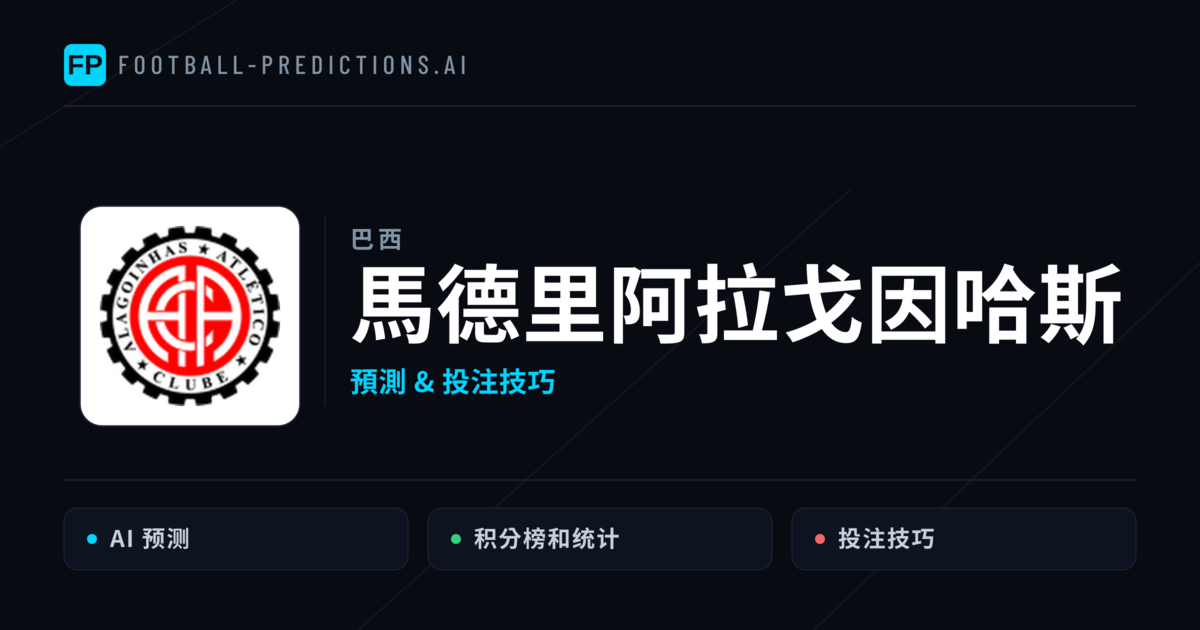 馬德里阿拉戈因哈斯 運彩分析｜足球預測與數據